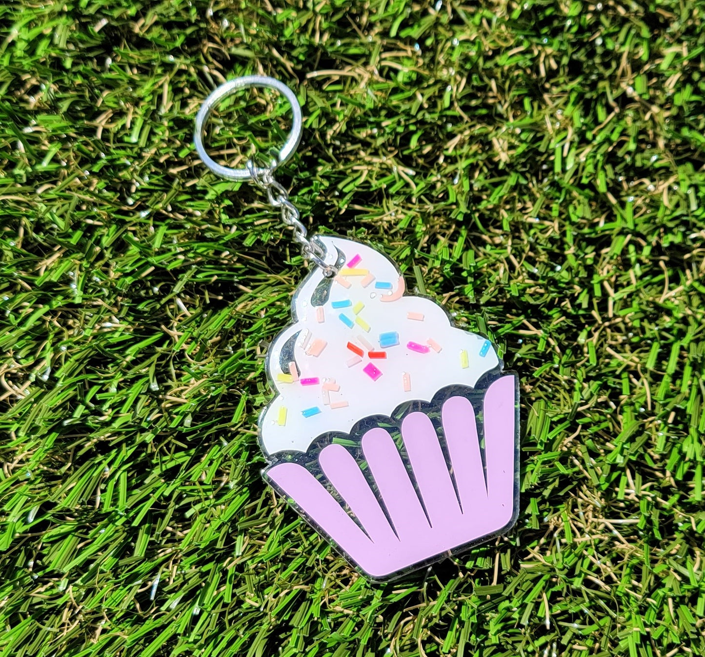 Cupcake Keychain