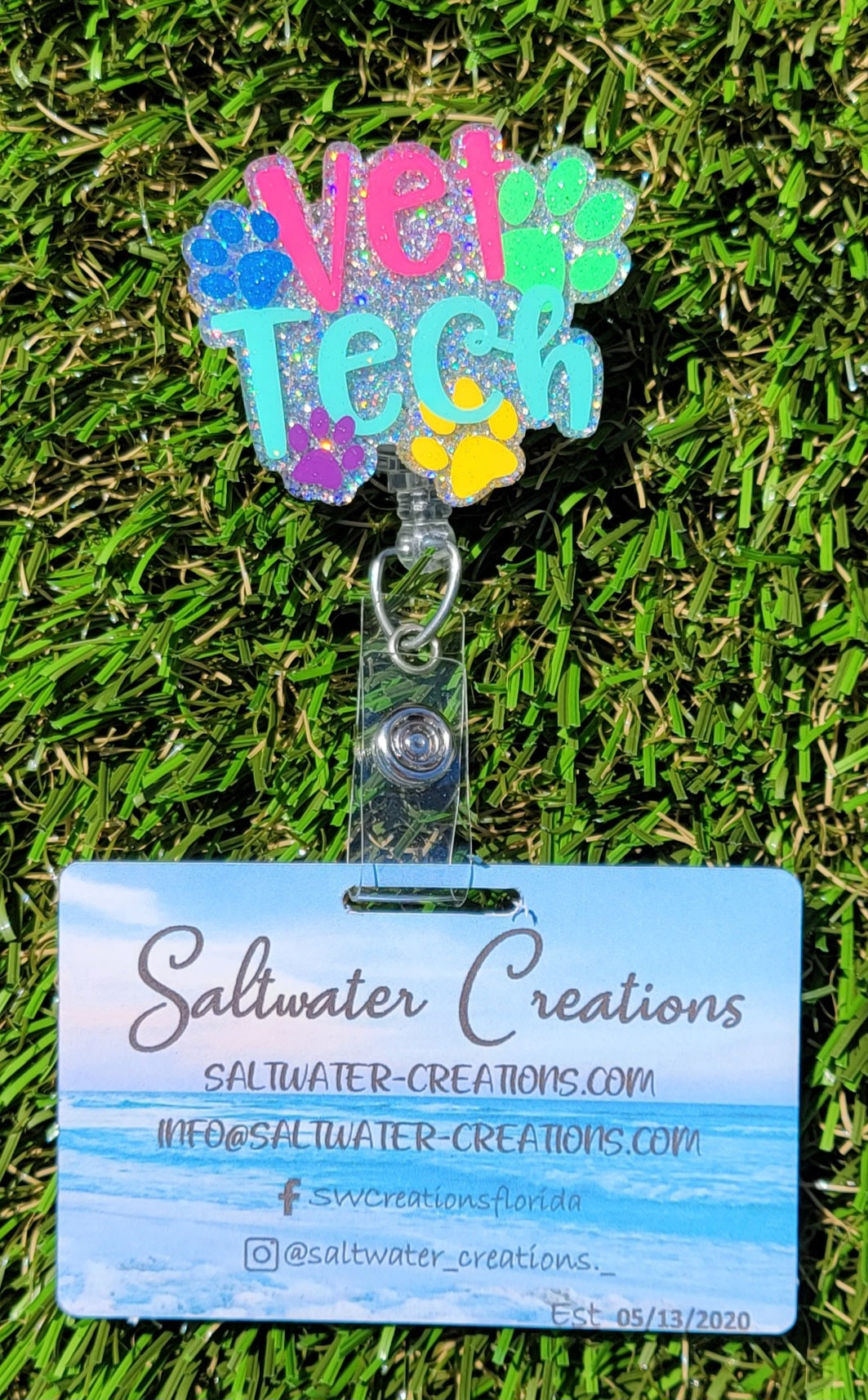 Vet Tech- Badge Reel