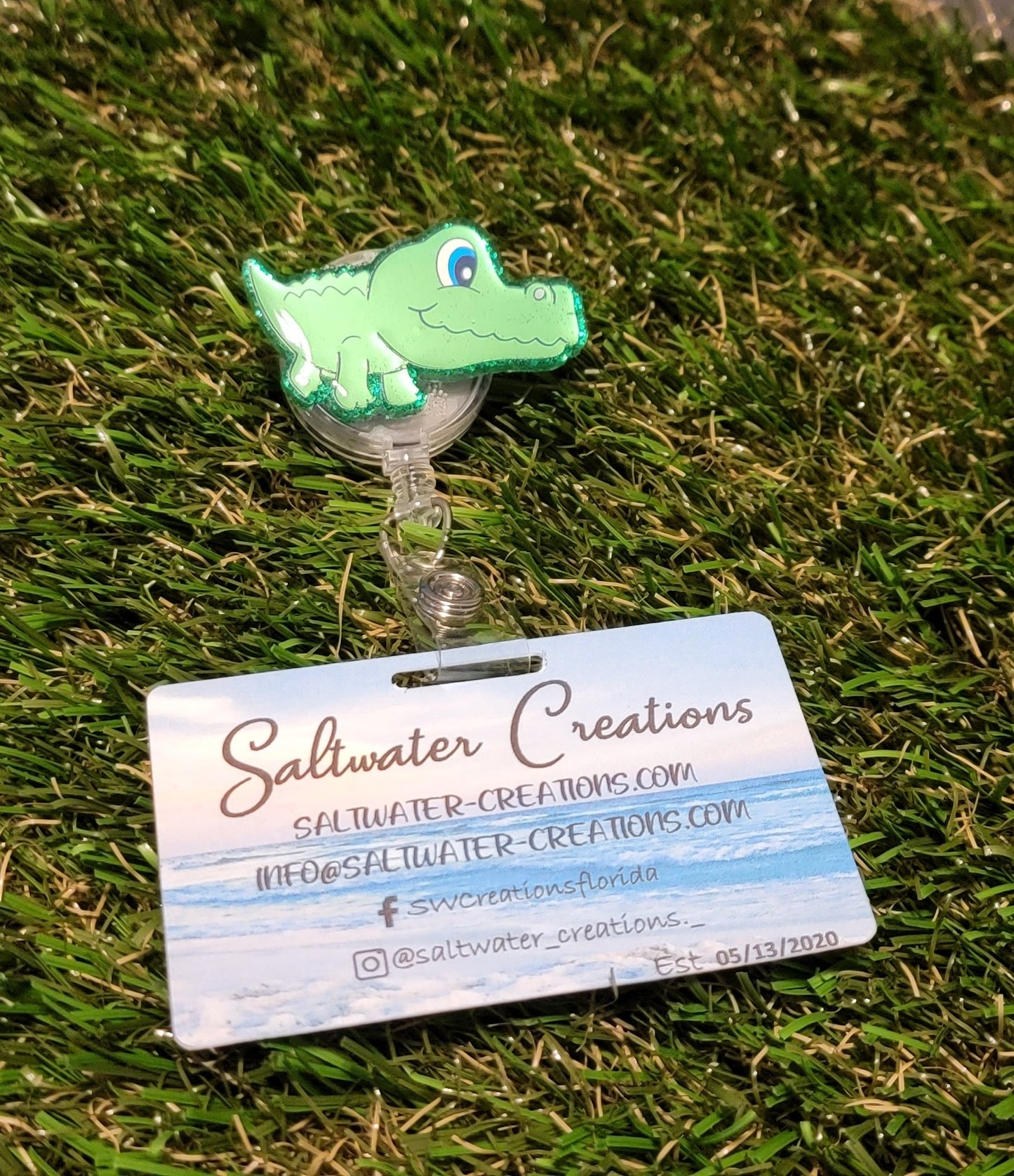 Alligator - Badge Reel