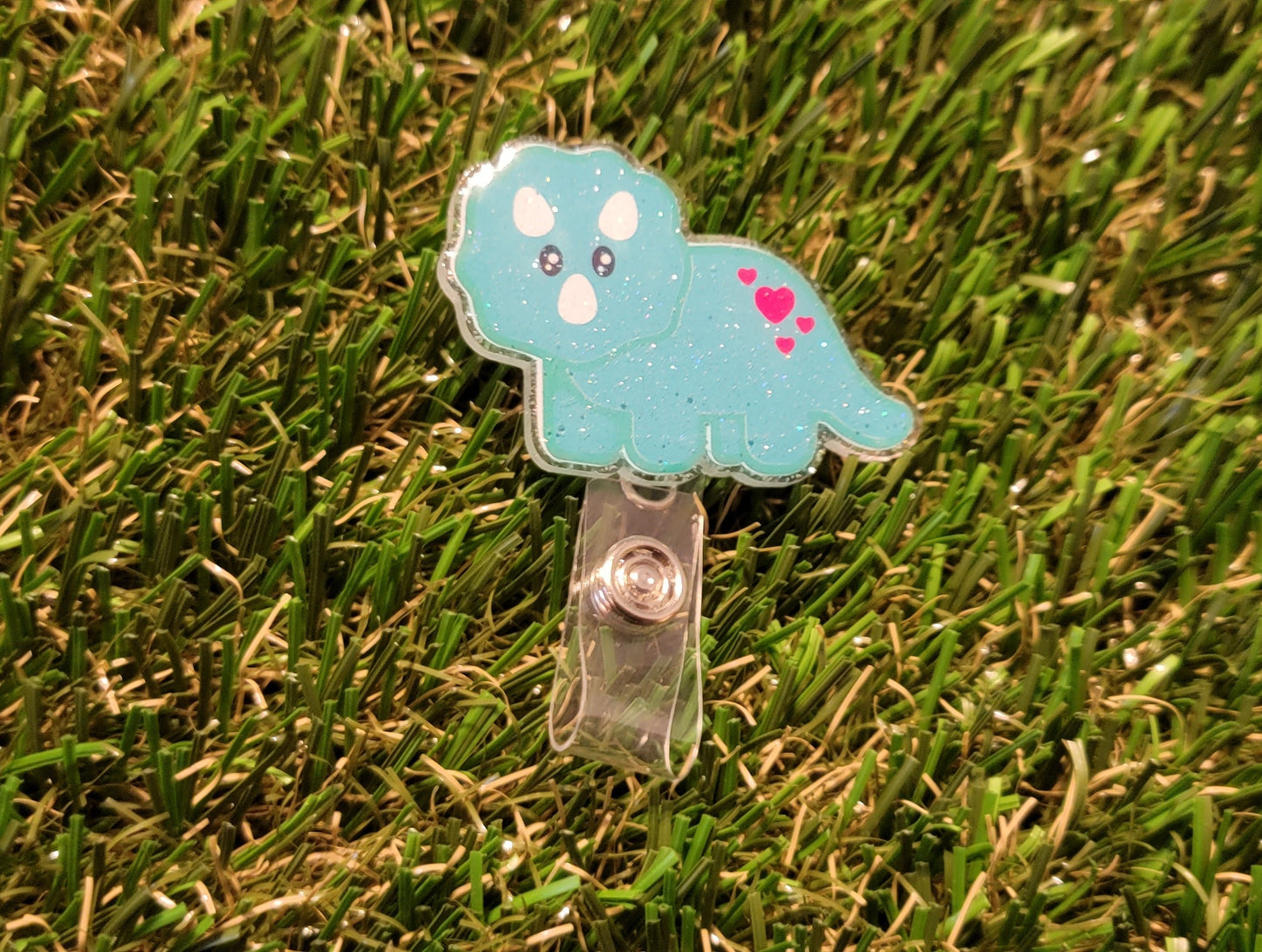 Triceratops Baby - Badge Reel
