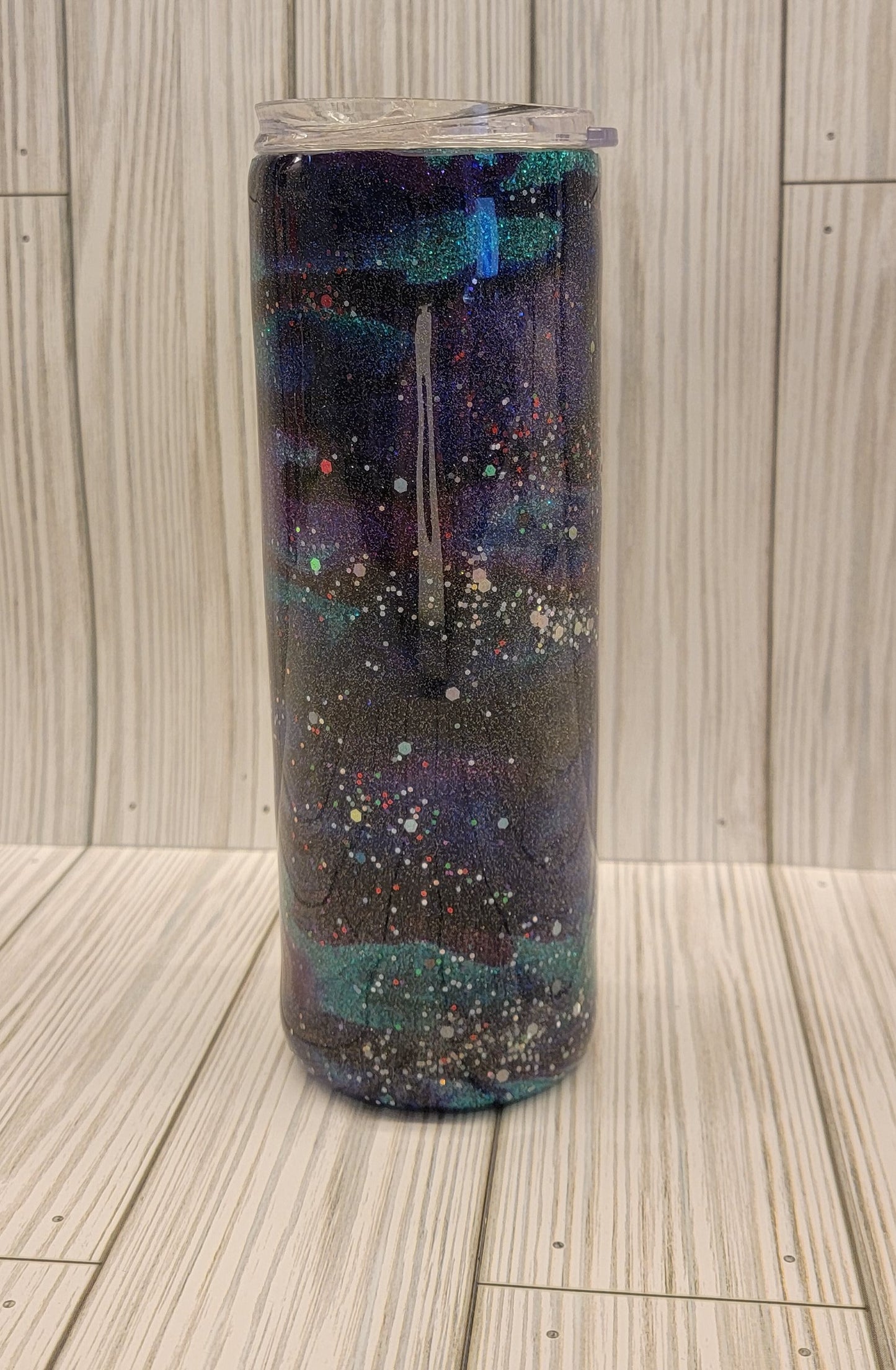 Blue Swirl/Glitter Tumbler