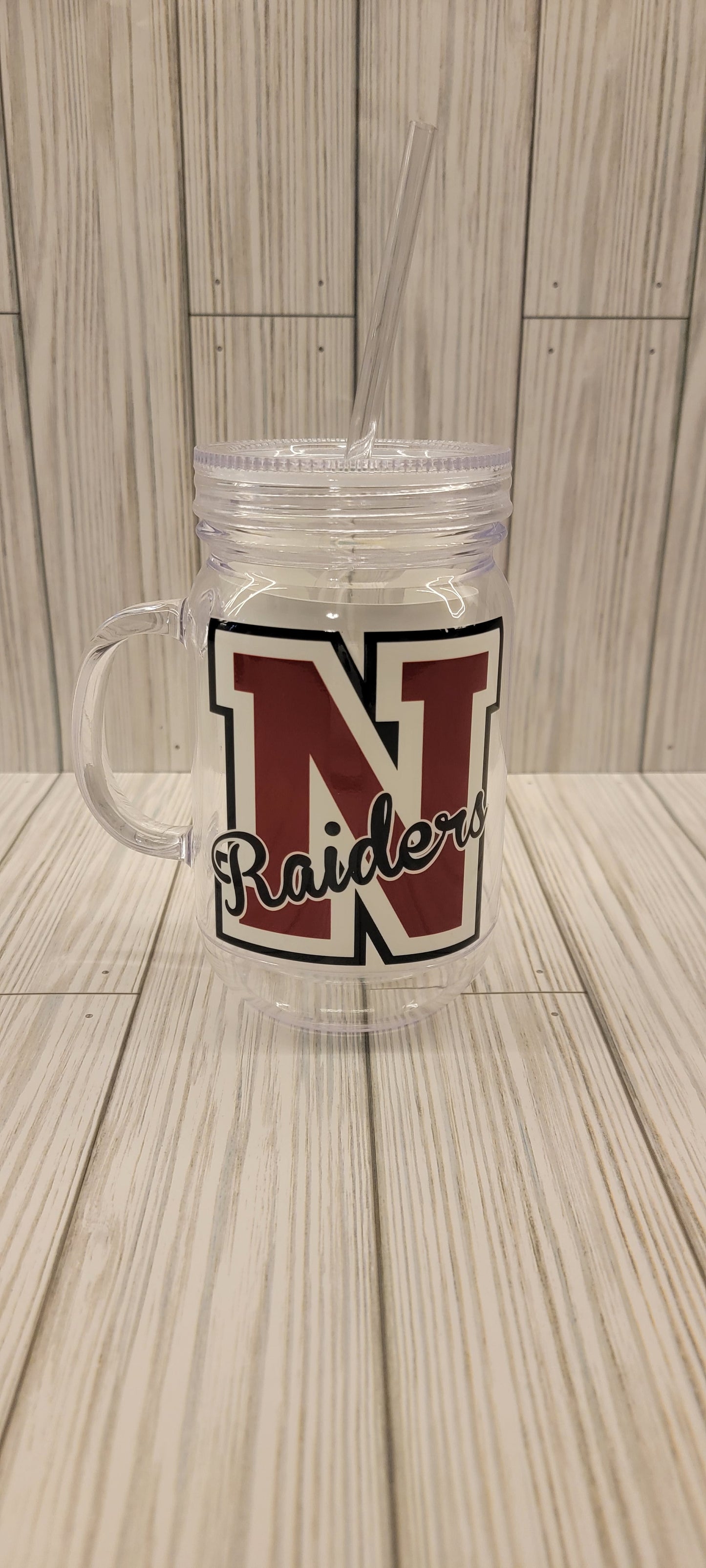 16oz Acrylic Mason Jar- Navarre