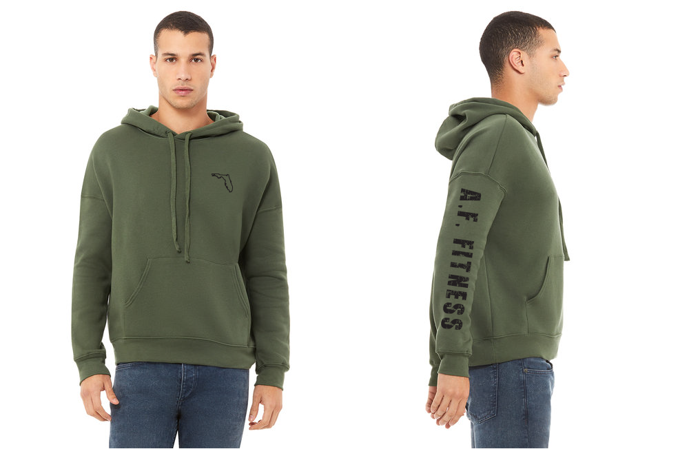 AF Fitness Pullover Hoodie - Green