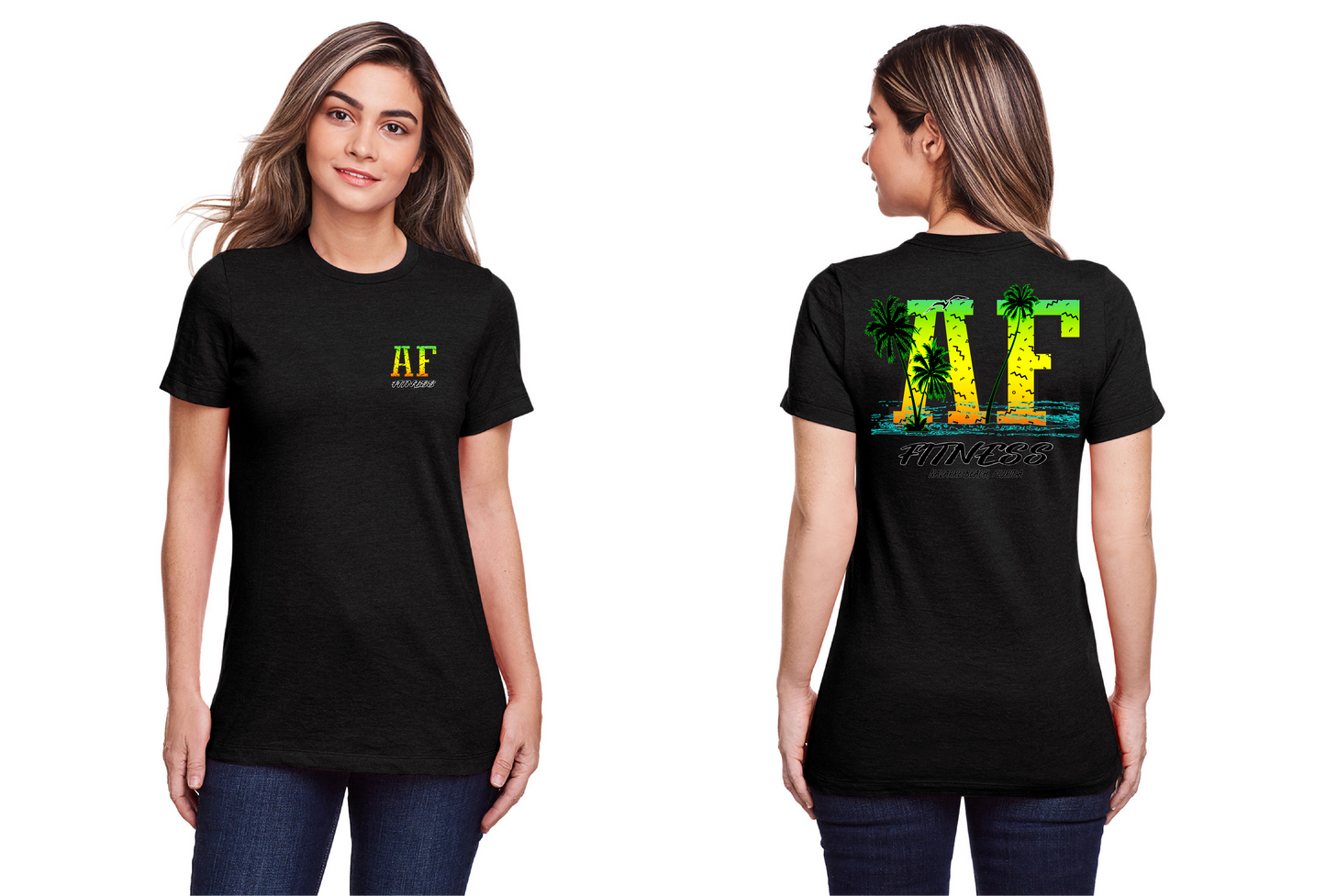 **LIMITED EDITION** A.F. Fitness Tropical Sunset T-Shirt