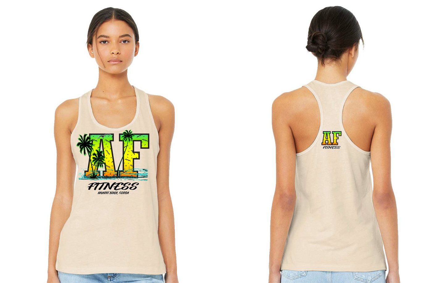 **LIMITED EDITION** A.F. Fitness Tropical Sunset Tank Top