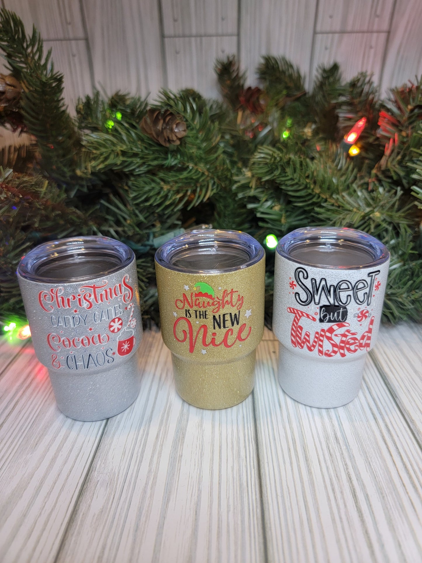 3oz Shot Glass Christmas Saying
