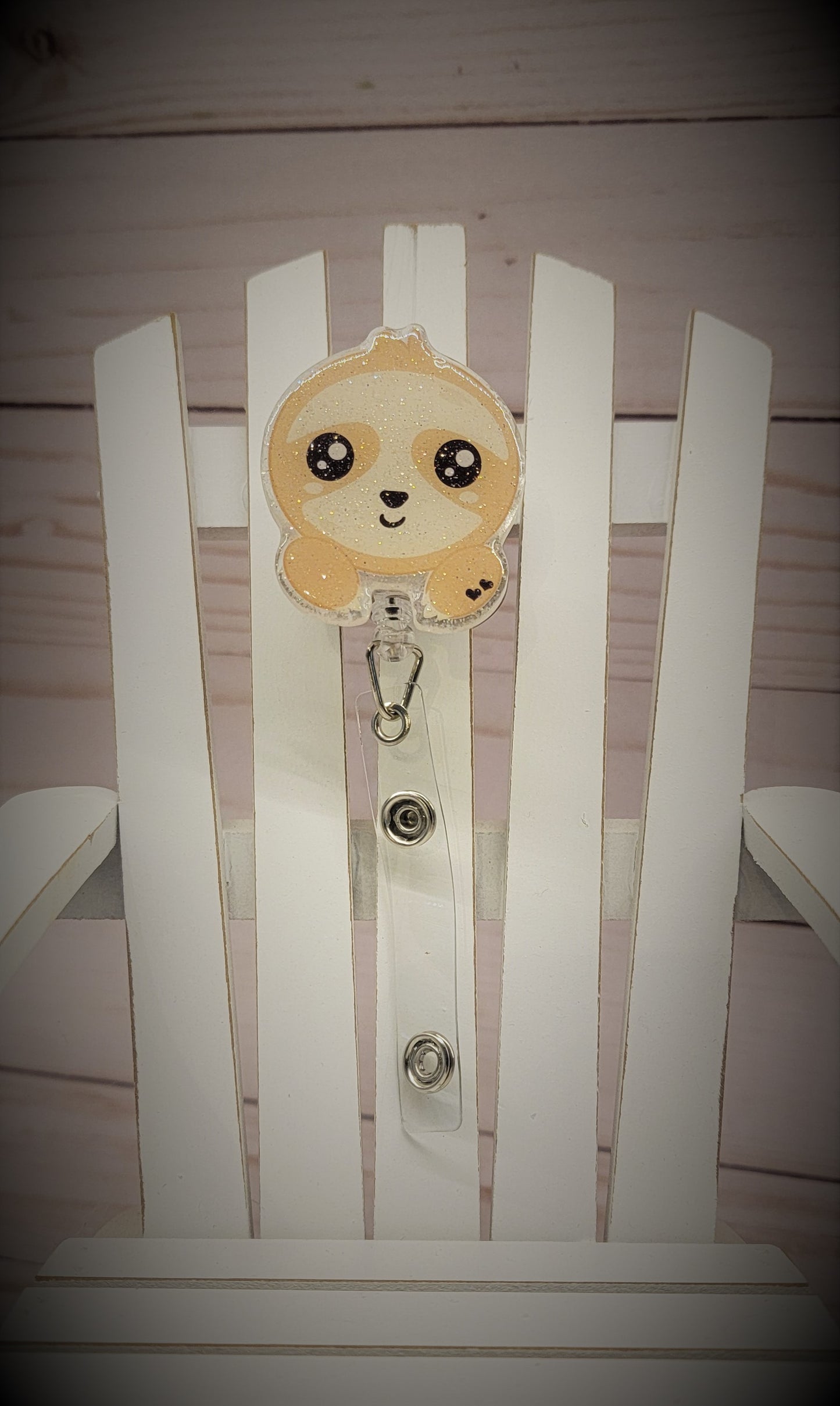 Sloth Baby- Badge Reel