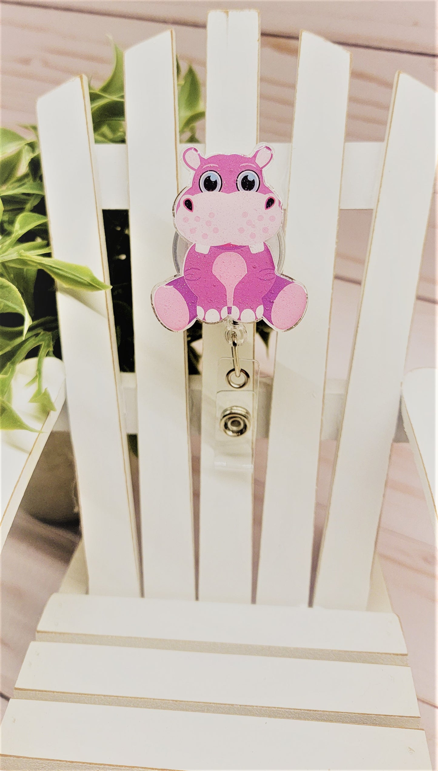 Sitting Hippo - Badge Reel