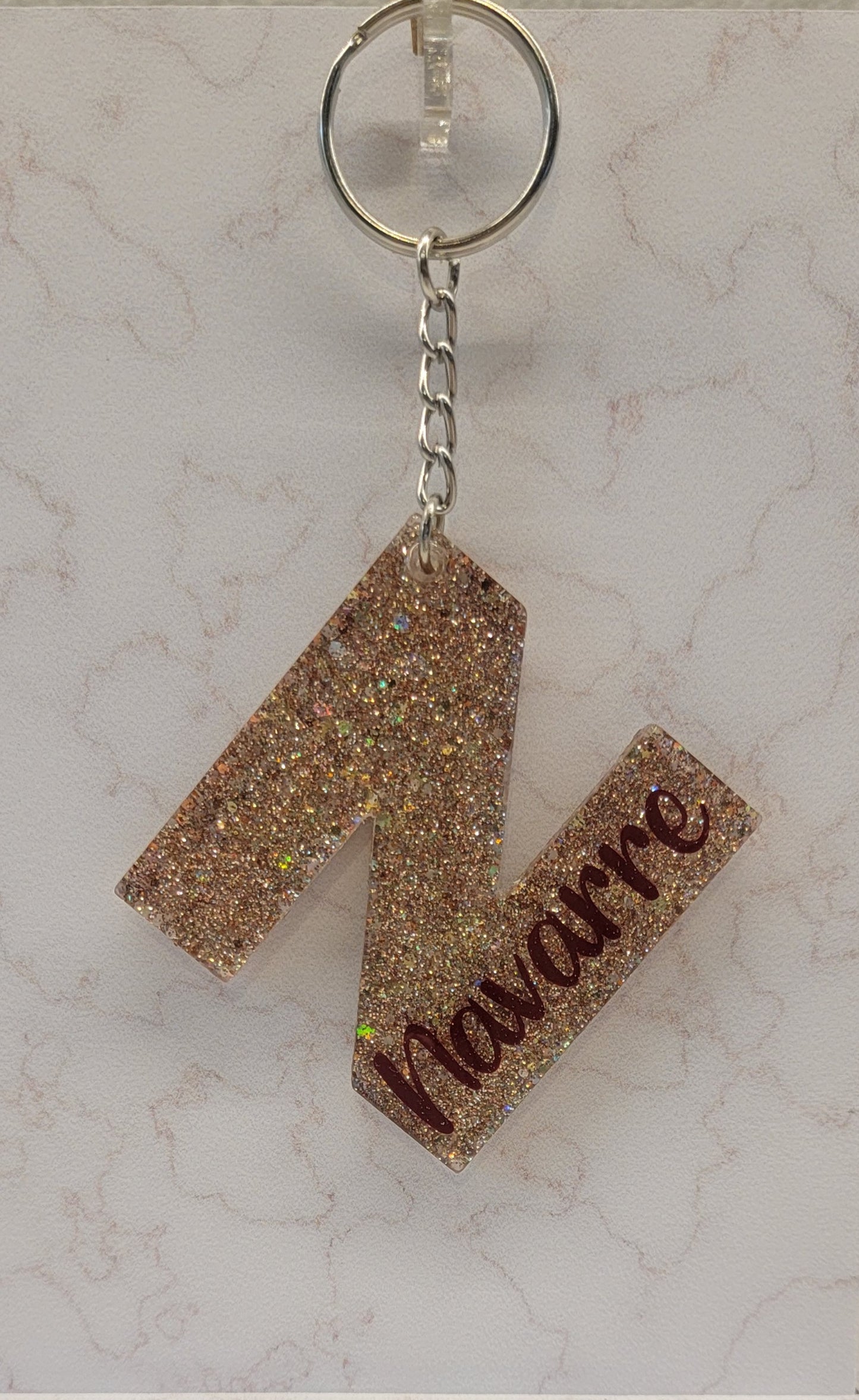 "Navarre" keychain Gold
