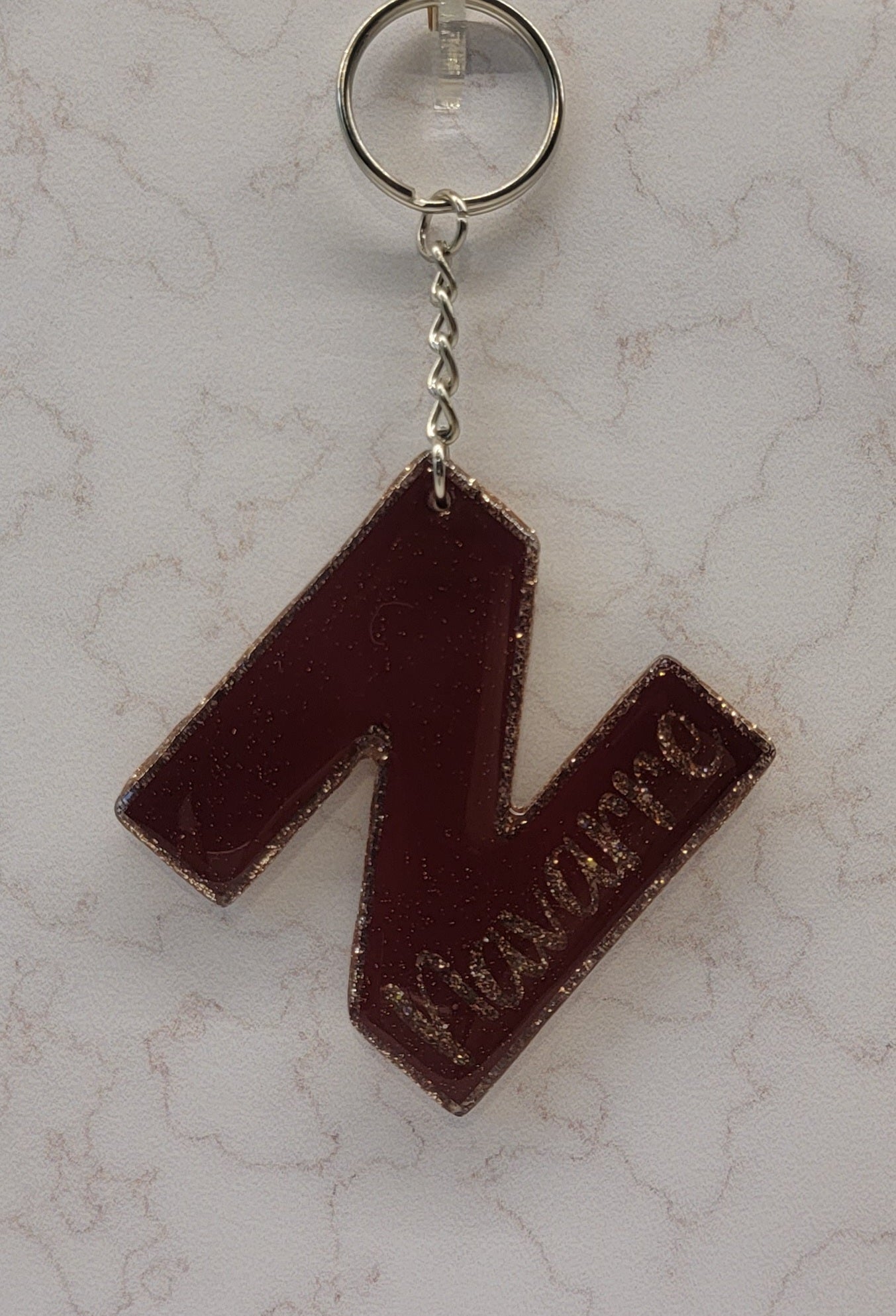 "Navarre" keychain Maroon