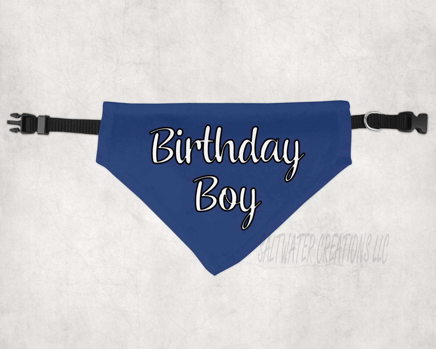 Dog Scarf with Collar - Birthday Boy