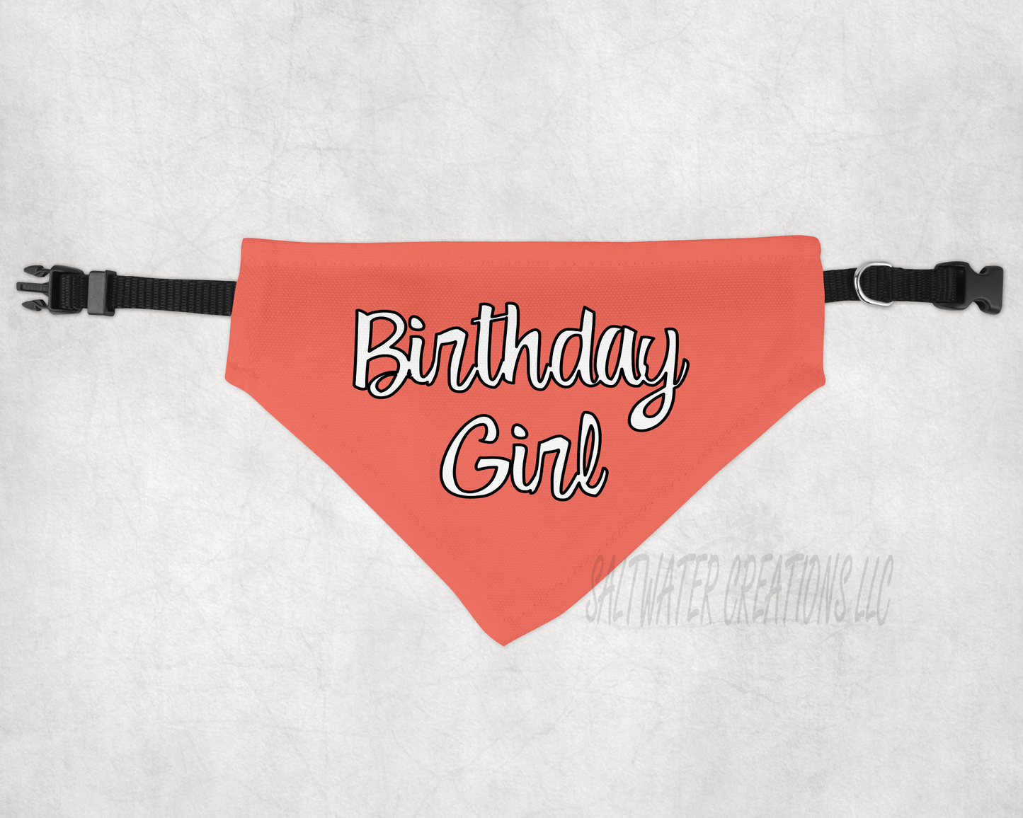 Dog Scarf with Collar - Birthday Girl