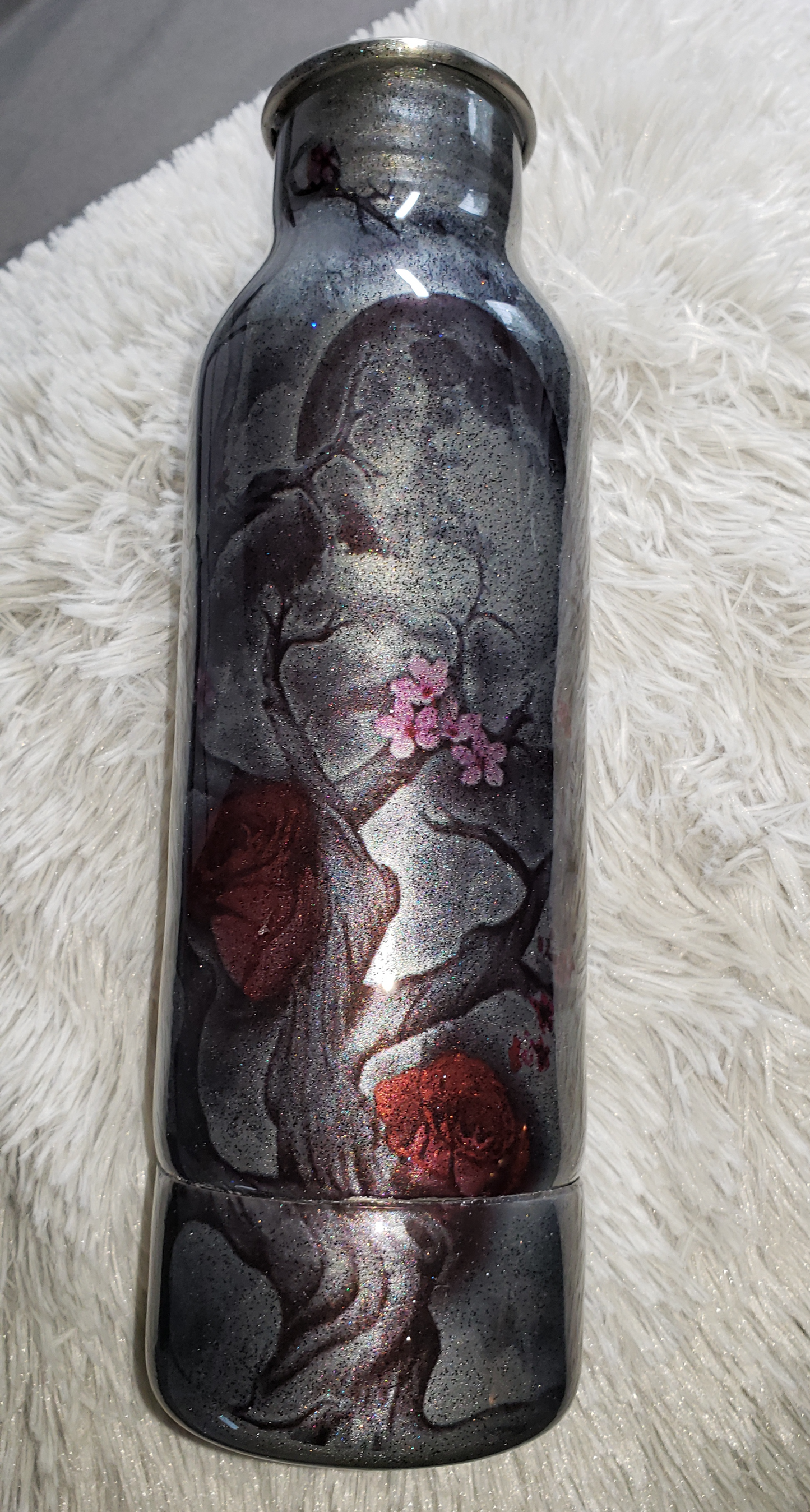 Full Moon & Cherry Blossom Bottle Holder