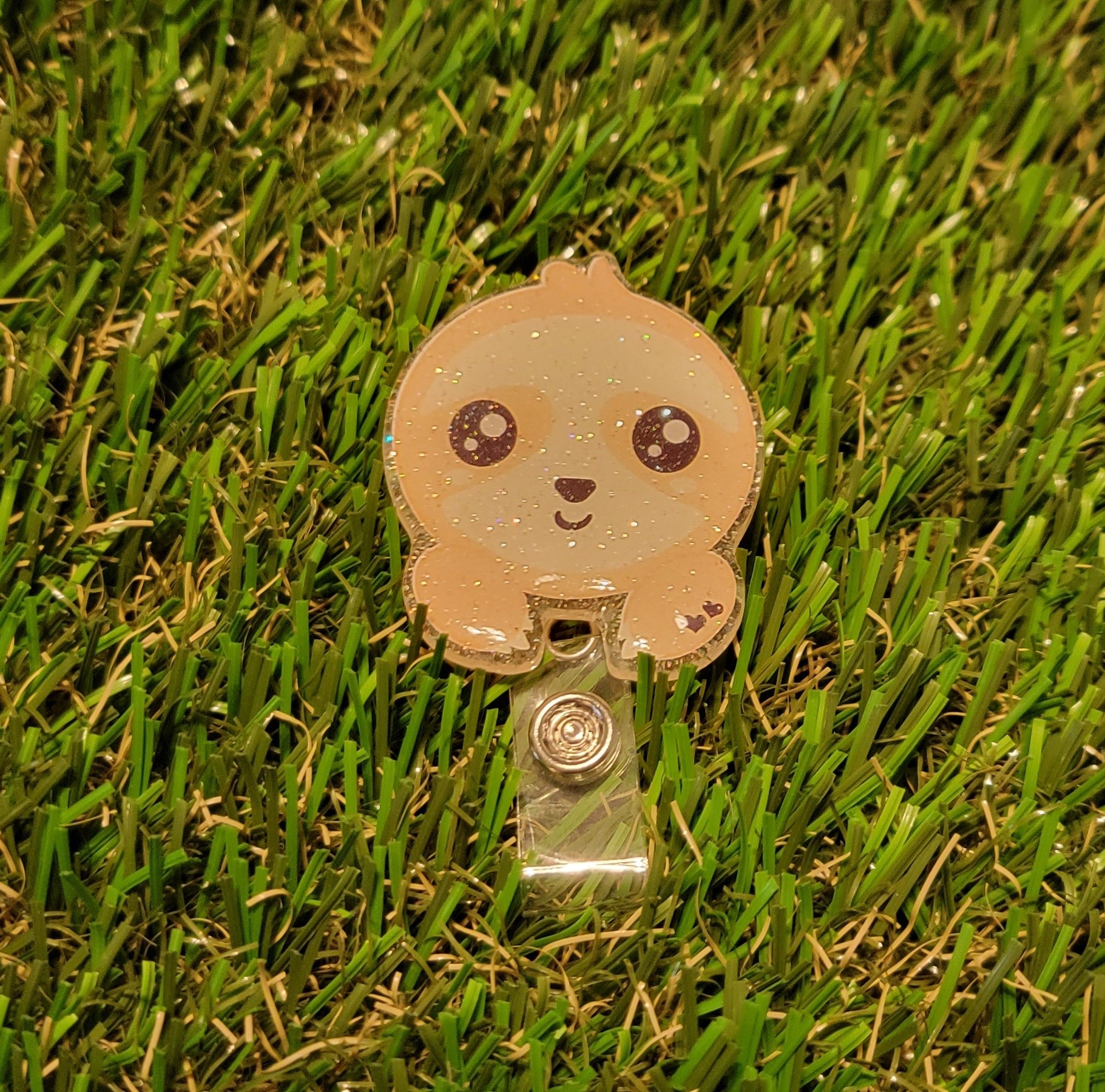Sloth Baby- Badge Reel