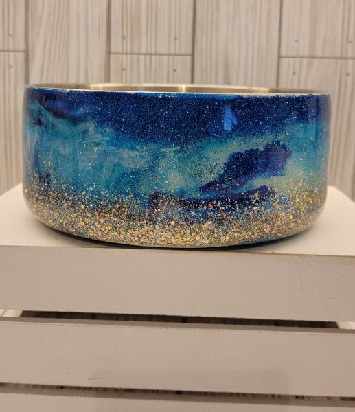 Just Beachy Dog Bowl 32oz