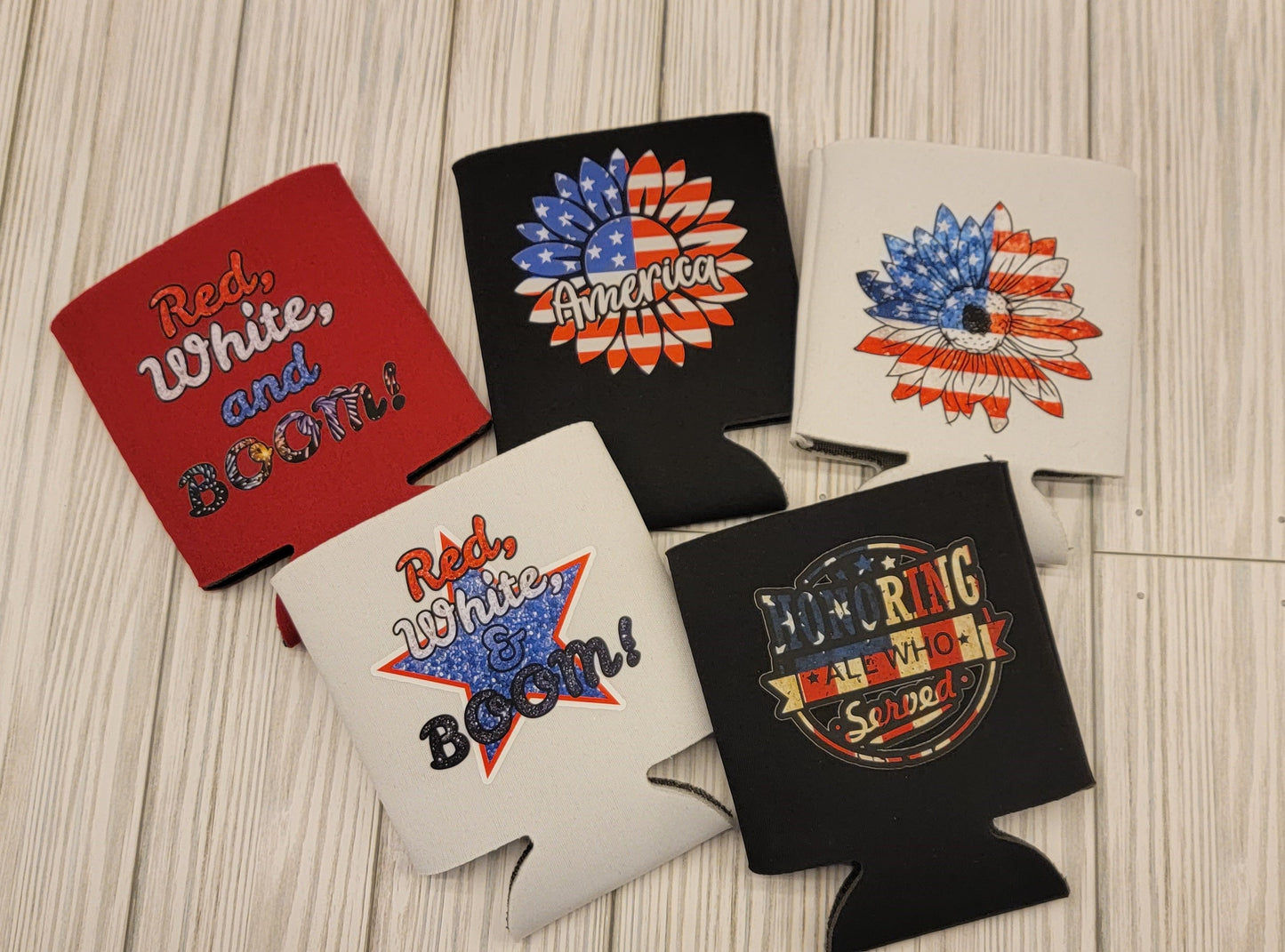 Assorted Koozie - 4th Of July