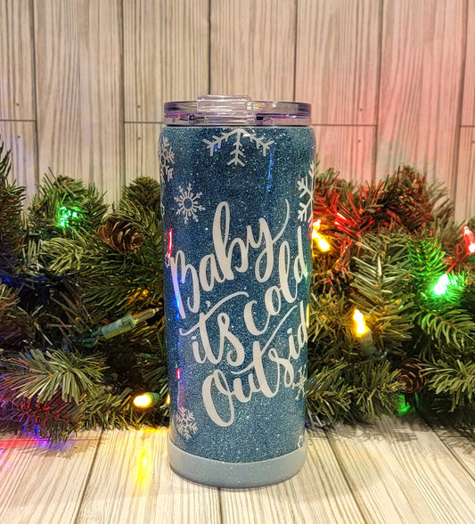 Baby it's Cold Outside Light Up Tumbler