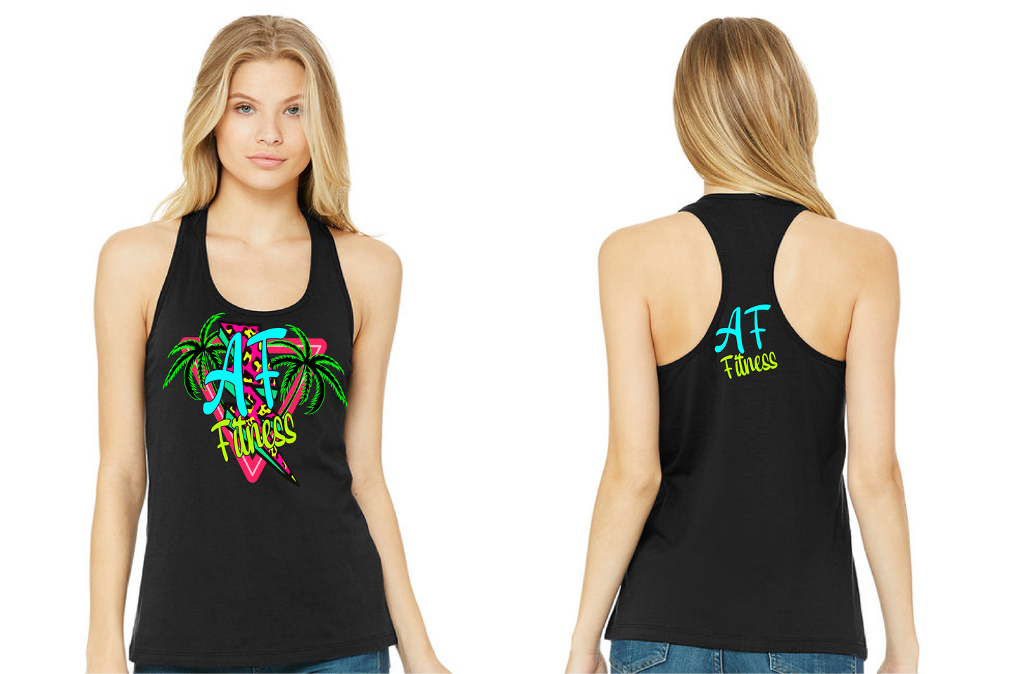 **LIMITED EDITION**  A.F. Fitness Neon Sign Tank Top
