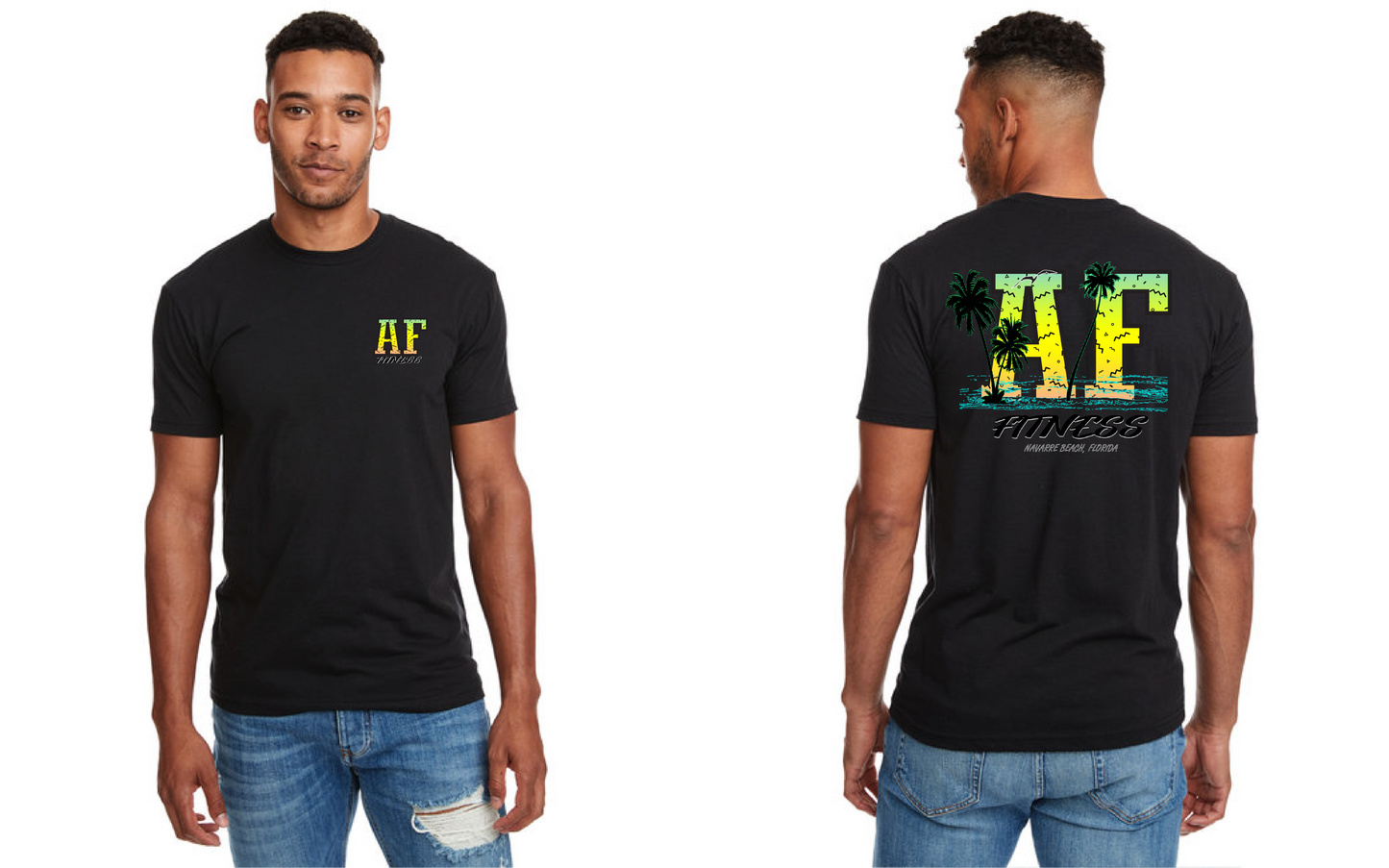 **LIMITED EDITION**  A.F. Fitness Tropical Sunset T-Shirt