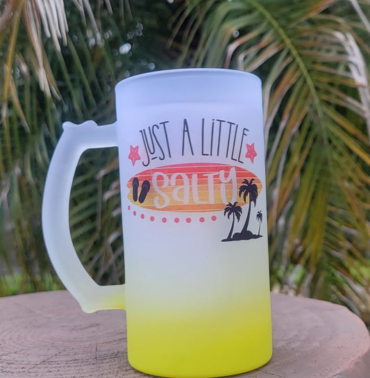 Salty - Yellow Ombre 16oz Stein