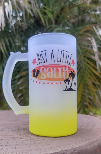 Salty - Yellow Ombre 16oz Stein