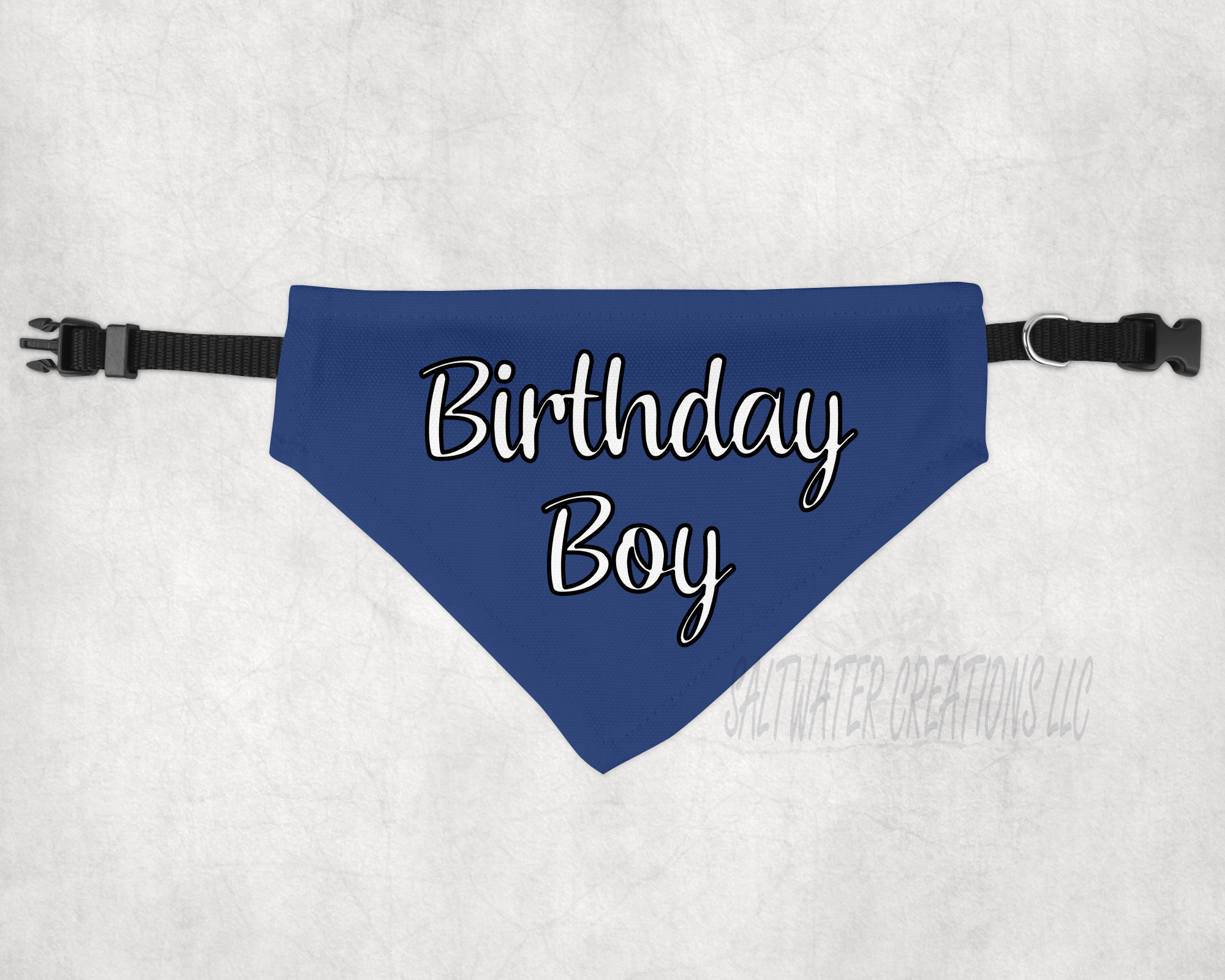 Dog Scarf with Collar - Birthday Boy