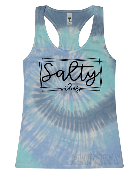 Salty Vibes Tie Dye Tank